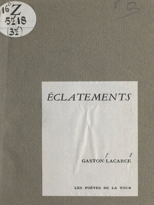 cover image of Éclatements